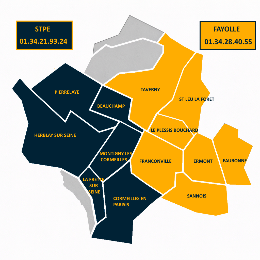 Carte géographique périmètre FAYOLLE-STPE